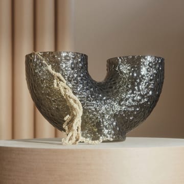 Jarrón Arura bajo - negro - AYTM