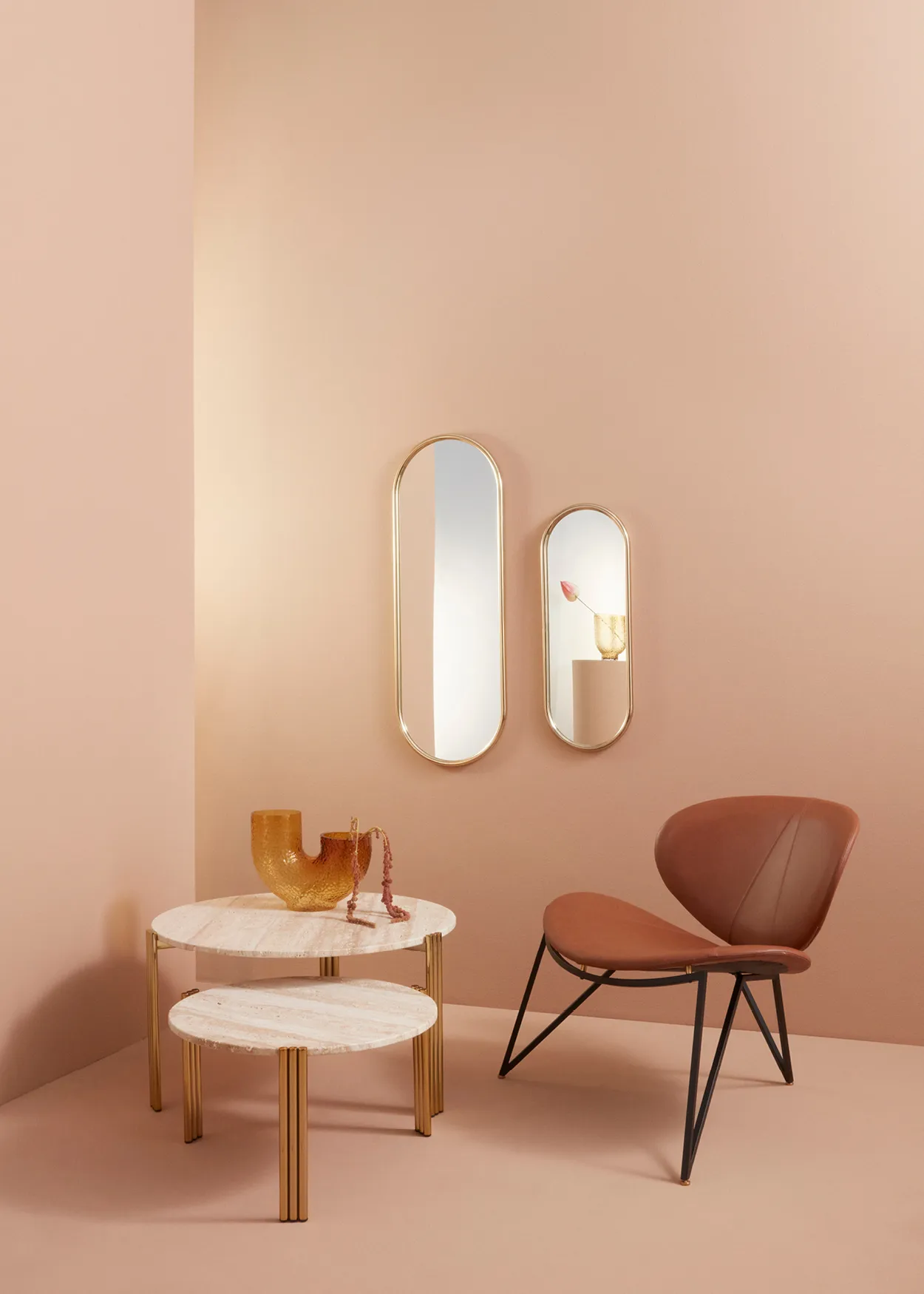 Jarrón Arura mediano, Amber AYTM