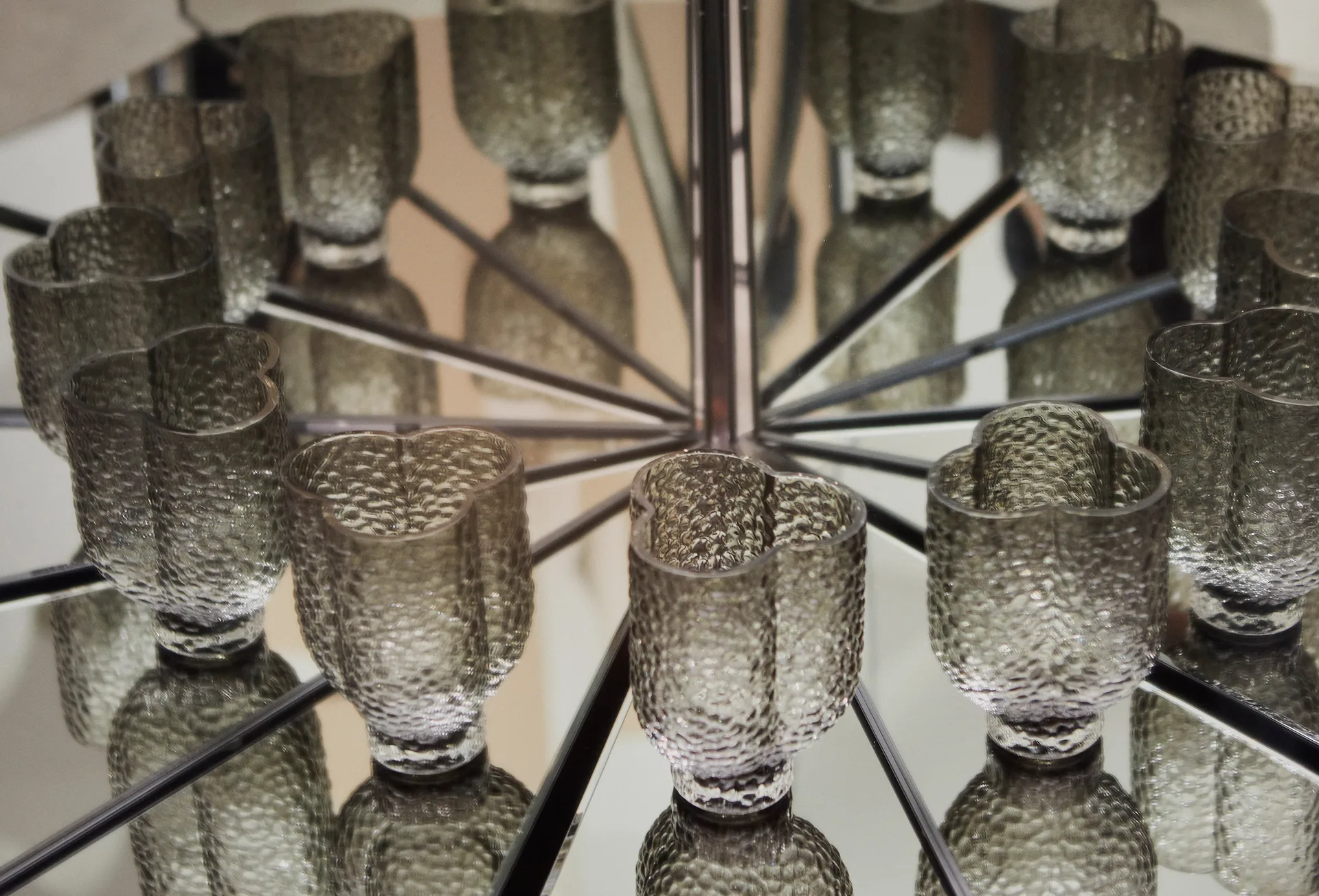 Jarrón Arura trio 18 cm, negro AYTM