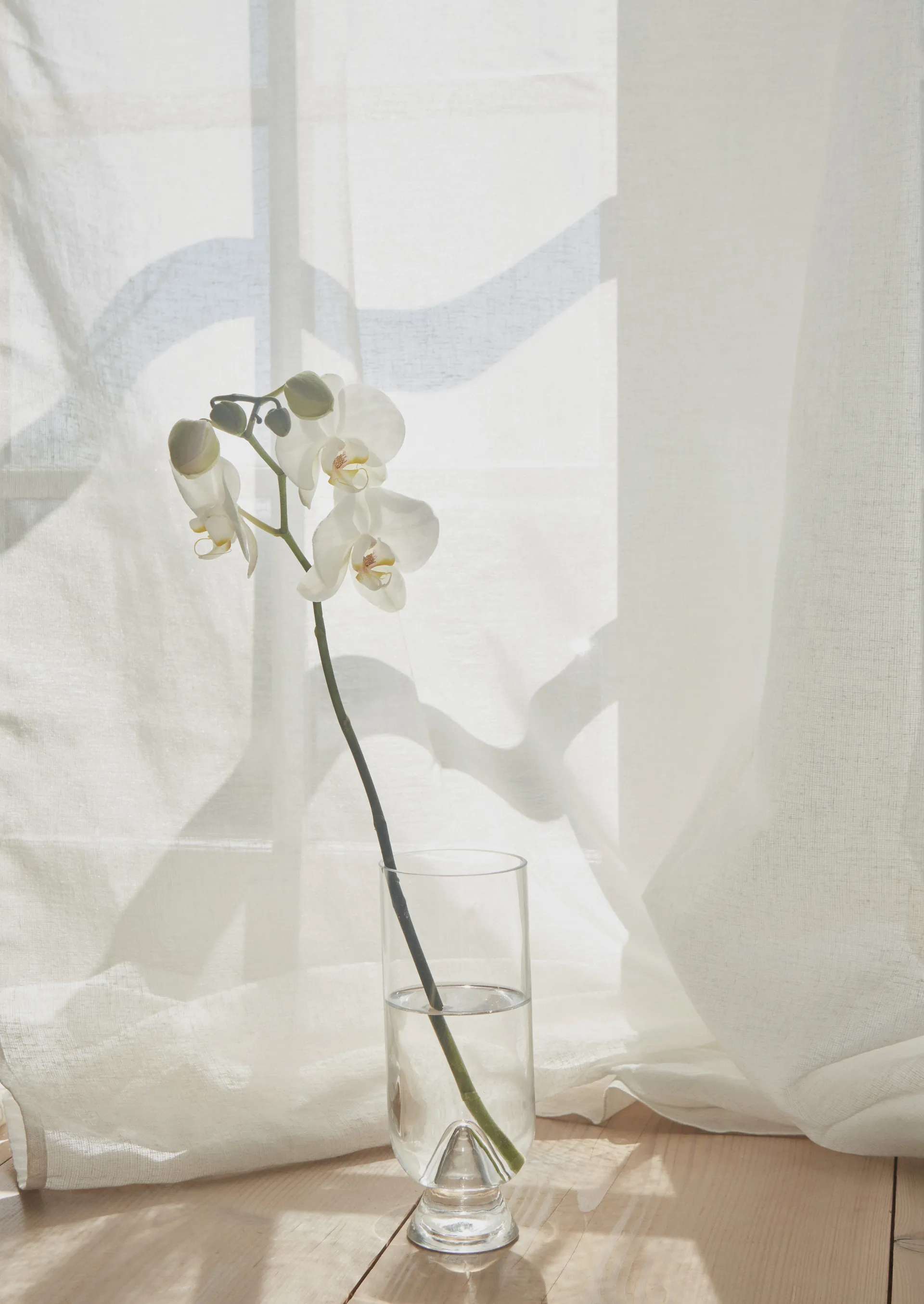 Jarrón Glacies 18 cm, transparente AYTM