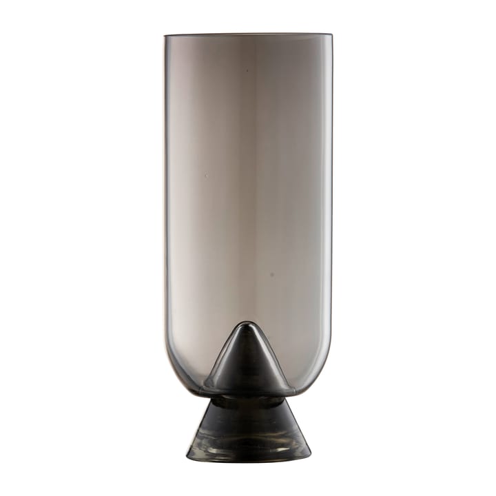 Jarrón Glacies 24 cm, negro AYTM