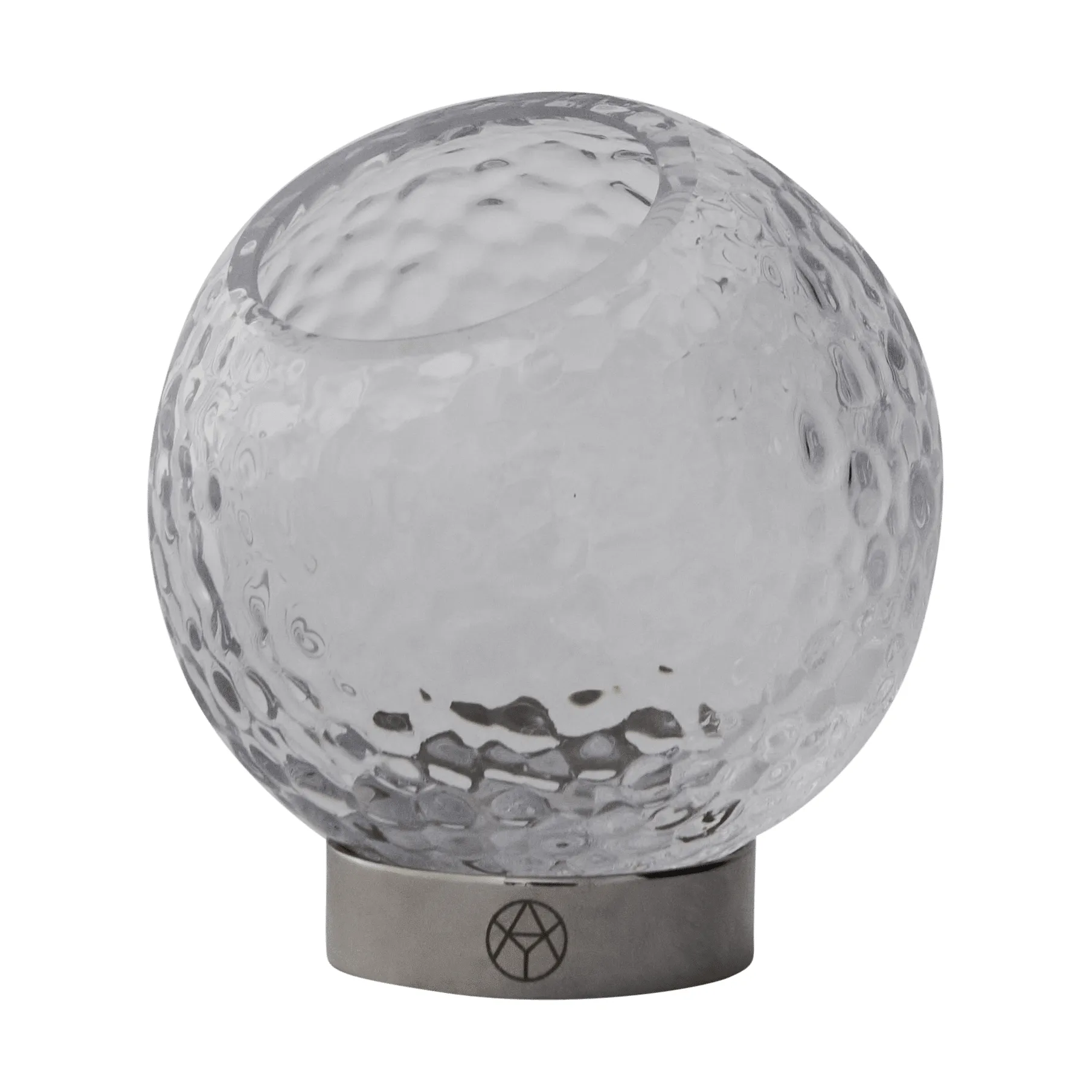 Jarrón Globe bubbles Ø10 cm, Transparente AYTM