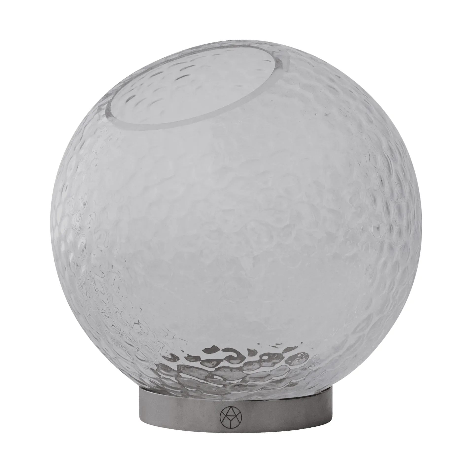 Jarrón Globe bubbles Ø17 cm, Transparente AYTM
