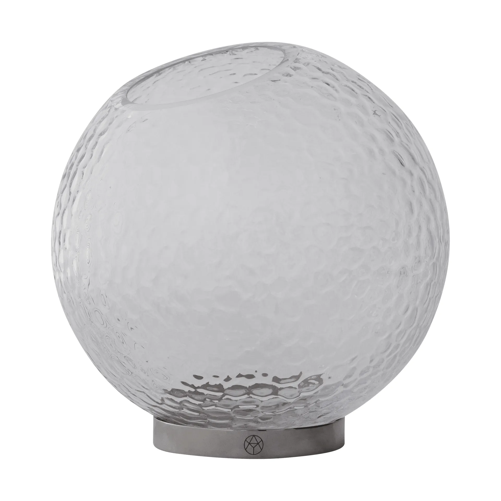 Jarrón Globe bubbles Ø21 cm, Transparente AYTM