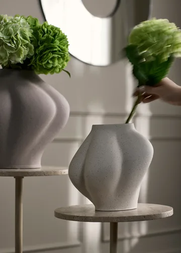 Jarrón Saltare - Cream, Ø15 × 25 cm - AYTM