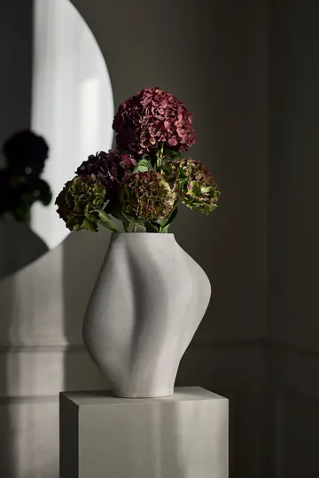 Jarrón Saltare - Cream, Ø17 × 35 cm - AYTM