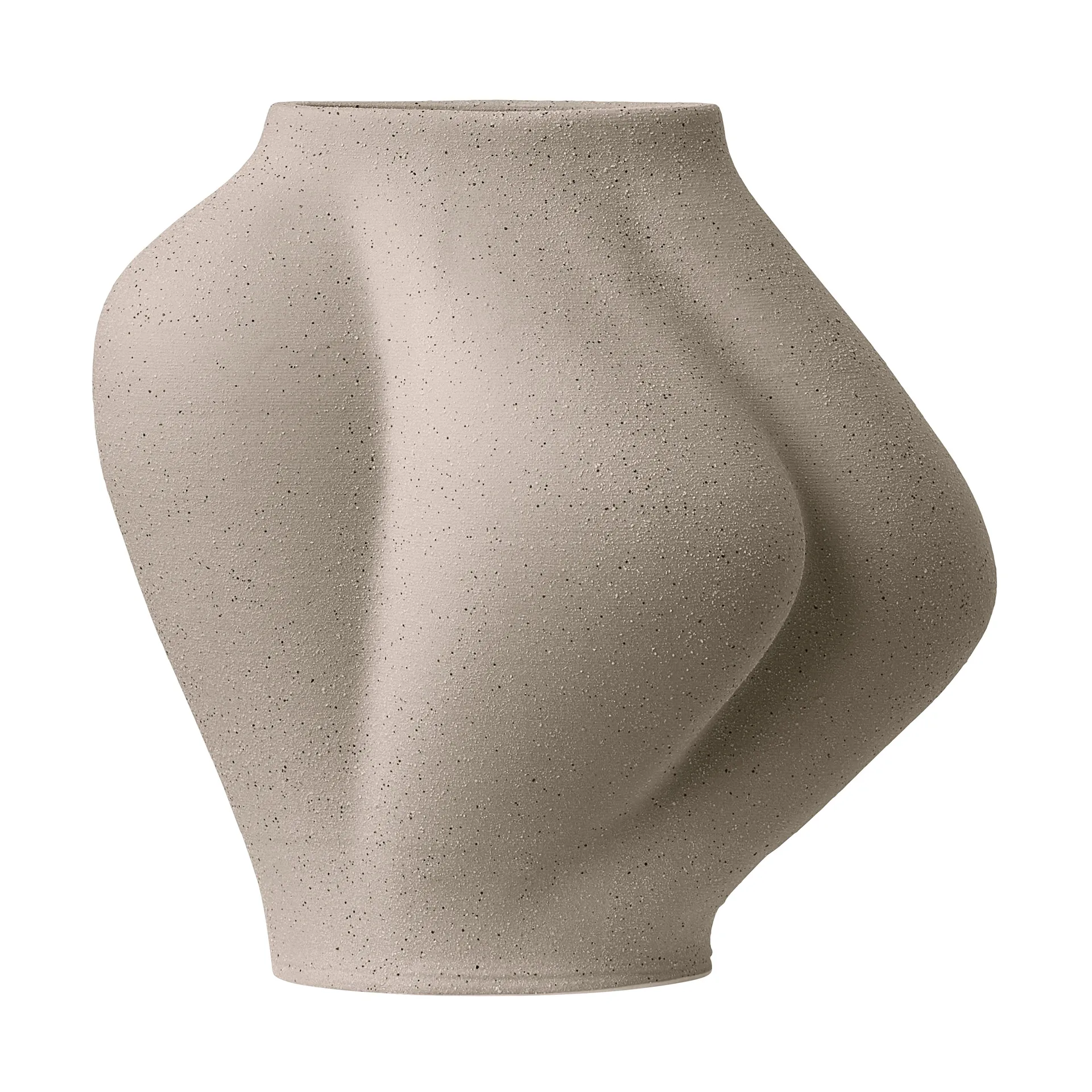Jarrón Saltare, Light Sand, Ø15 x 25 cm AYTM