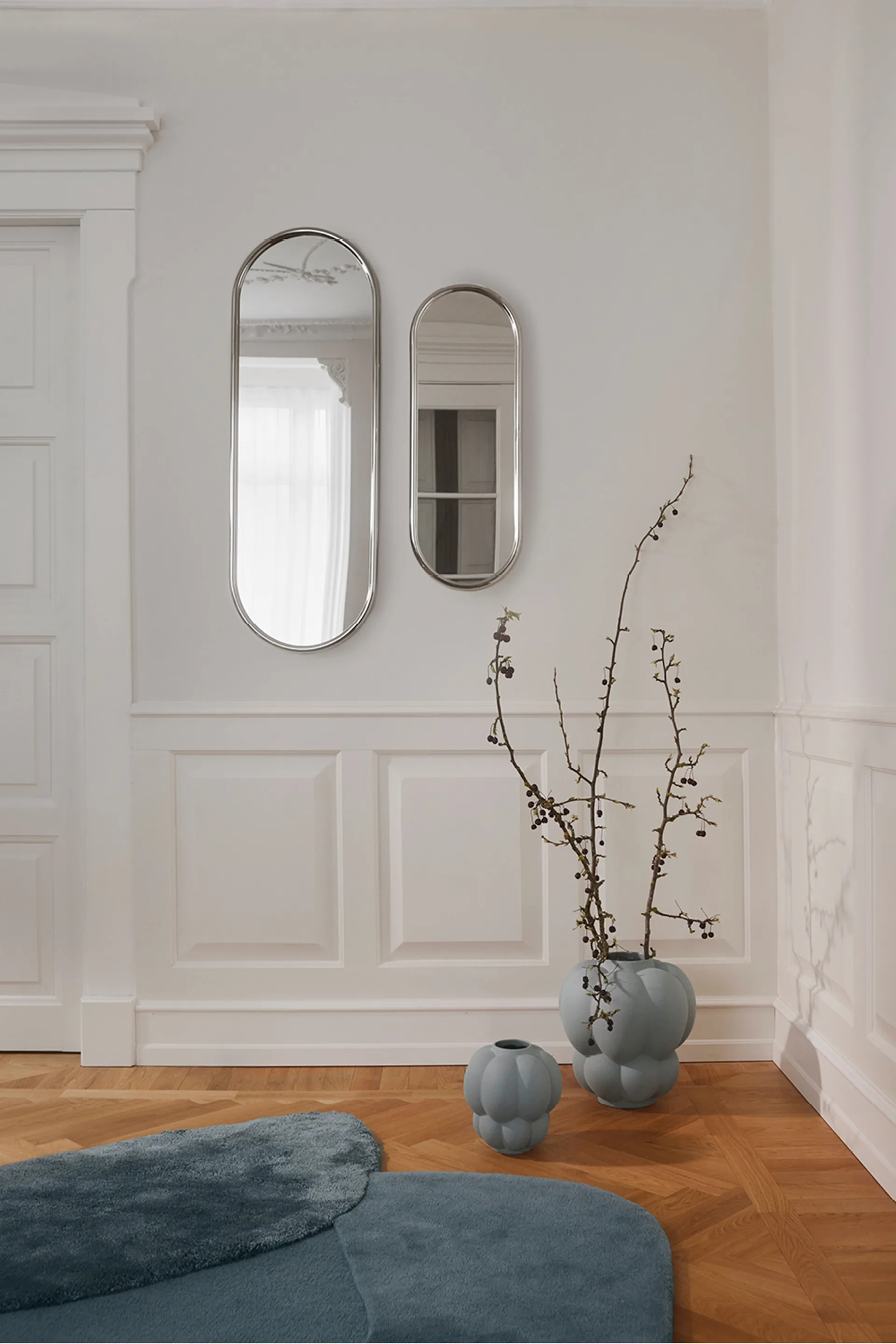 Jarrón Uva 22 cm, Pale mint AYTM