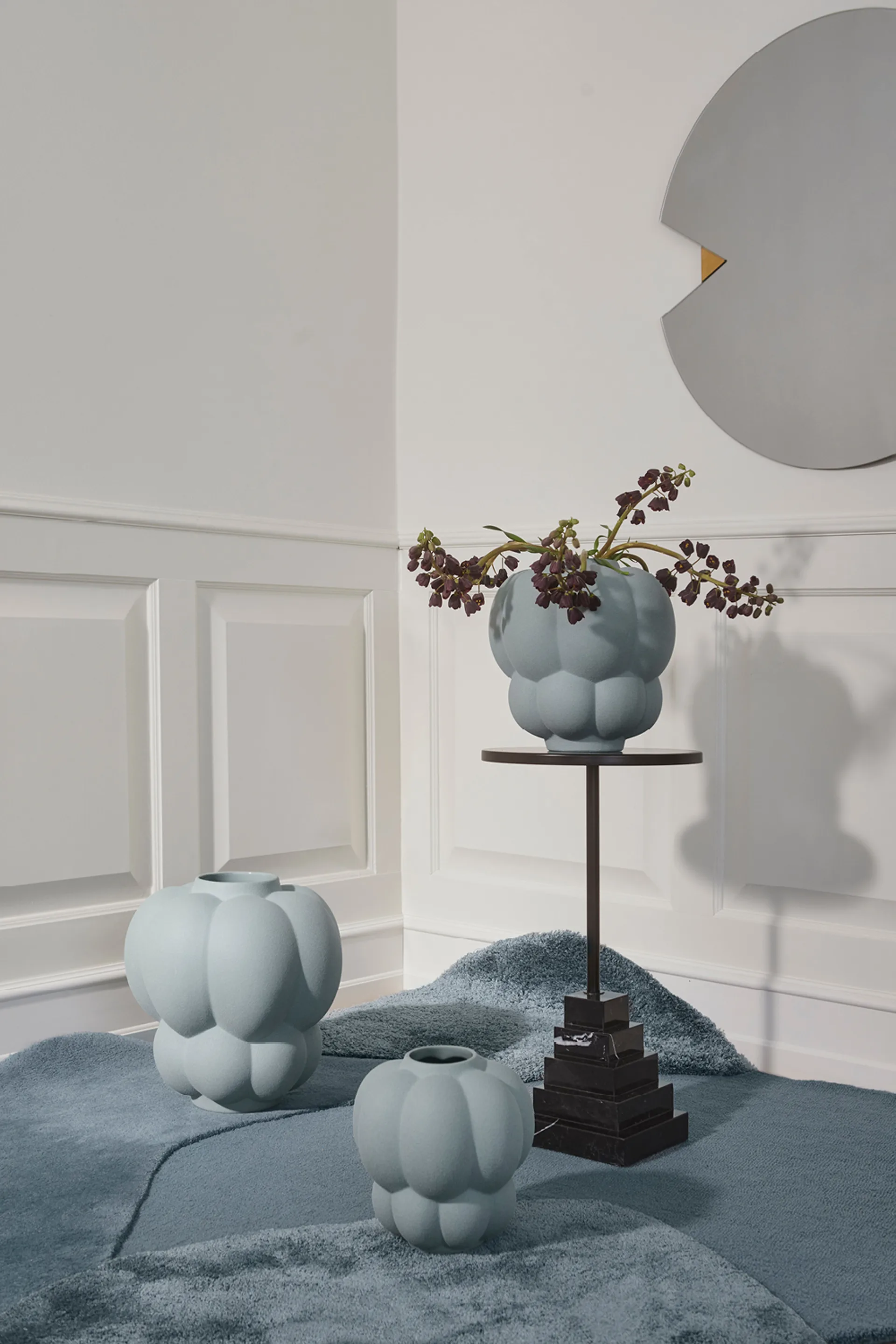 Jarrón Uva 22 cm, Pale mint AYTM