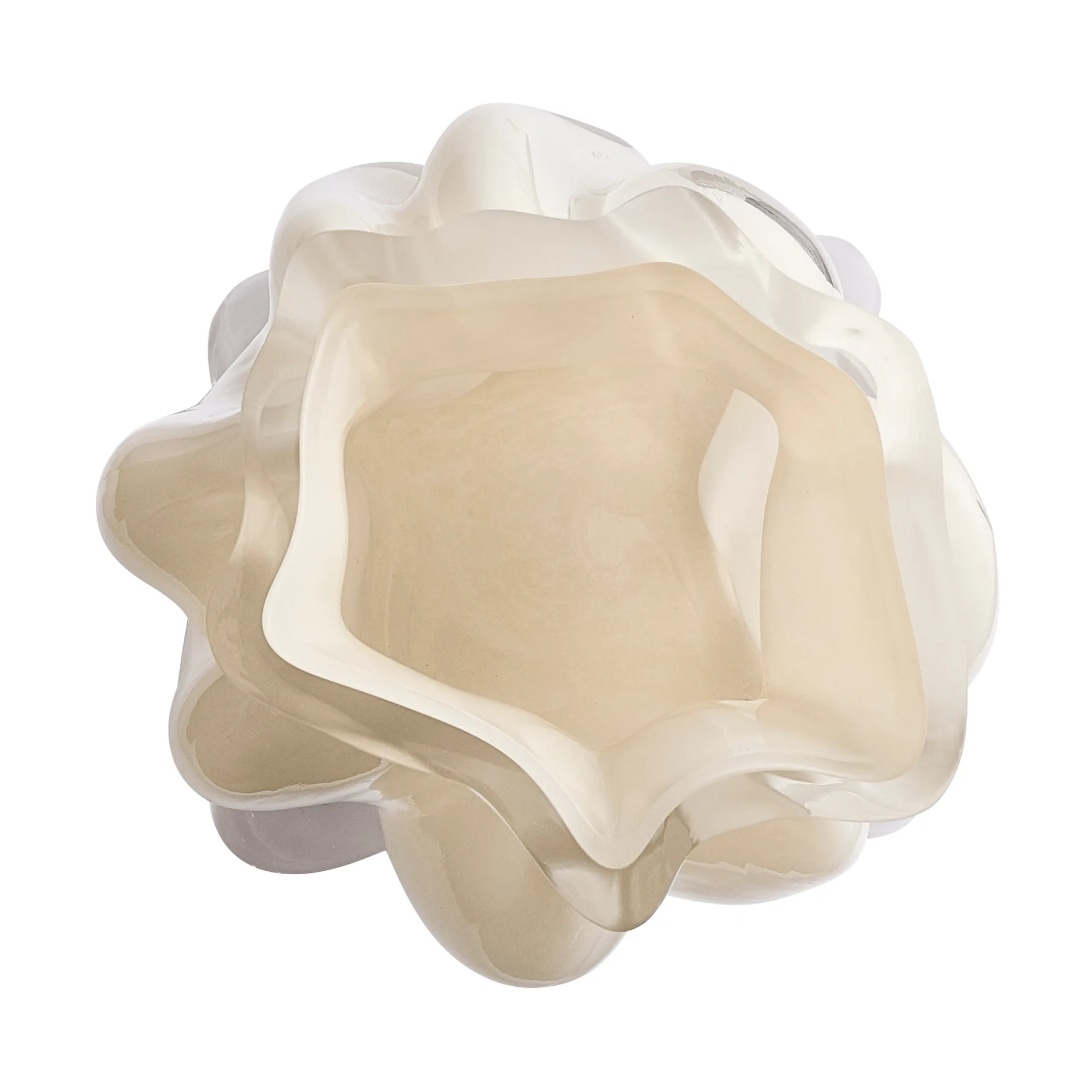 Jarrón Vena, M, Dark cream AYTM