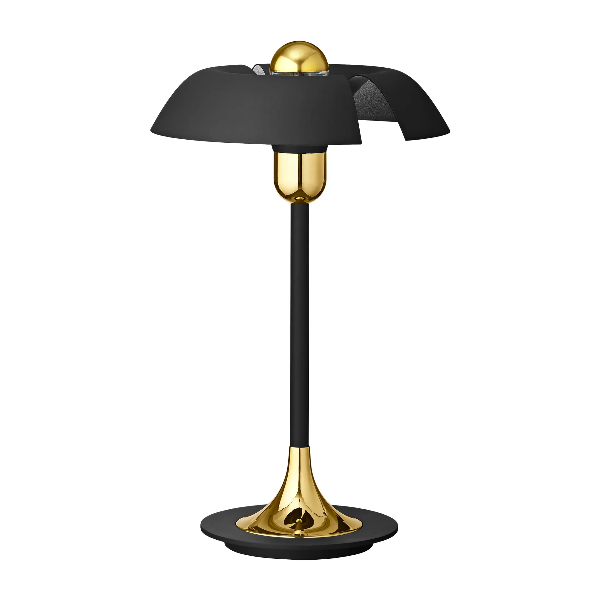 Lámpara de mesa Cycnus 46 cm, negro-oro AYTM