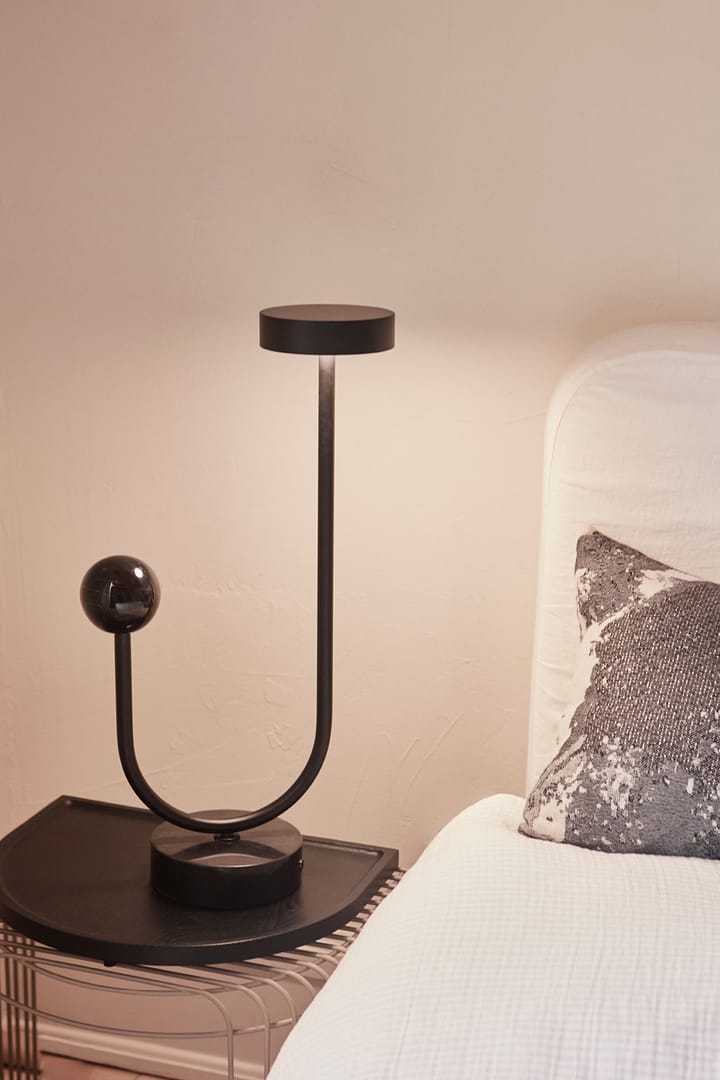 Lámpara de mesa GRASIL 15x56 cm - Negro/Negro - AYTM