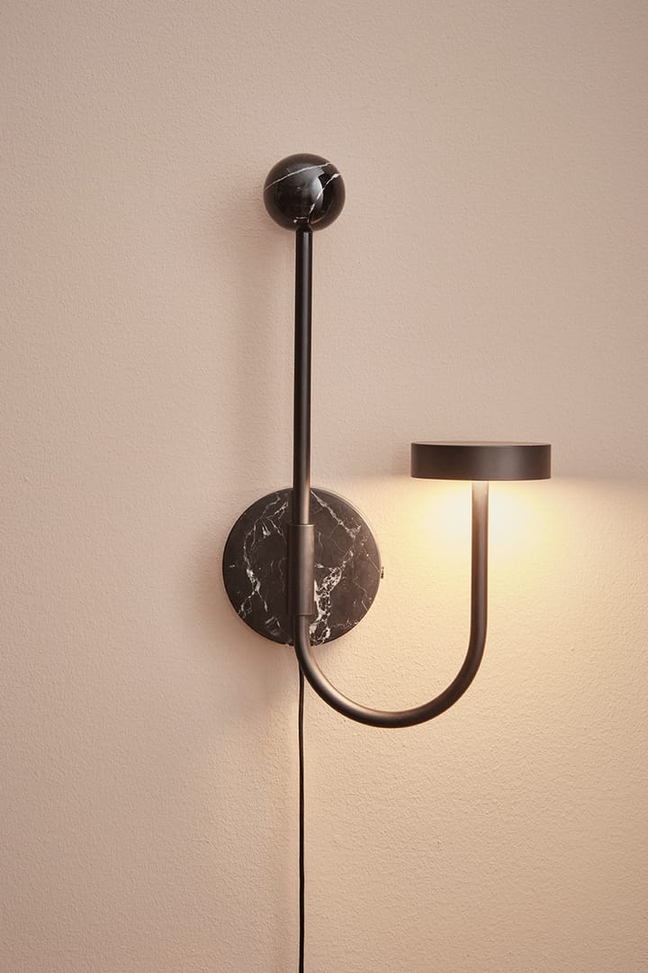 Lámpara de pared GRASIL 30x54 cm, Negro/Negro AYTM