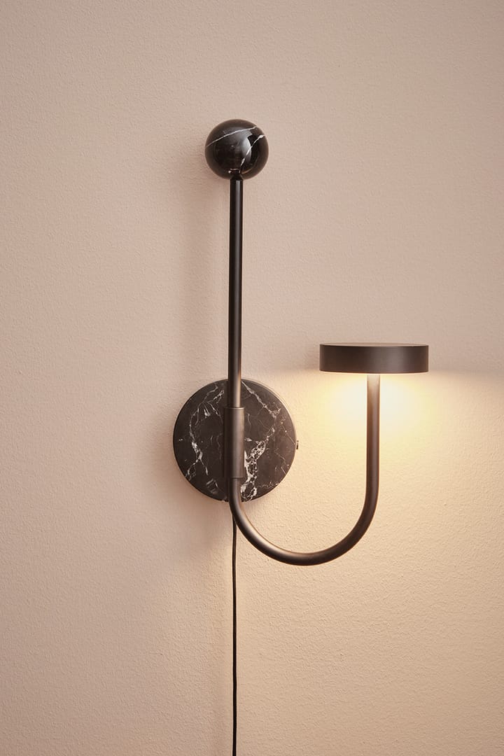 Lámpara de pared GRASIL 30x54 cm - Negro/Negro - AYTM