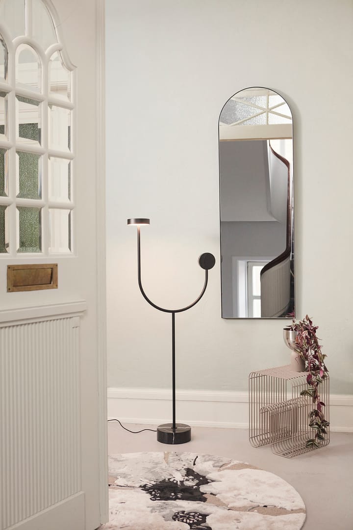 Lámpara de pie GRASIL 51,5x127,6 cm, Negro/Negro AYTM