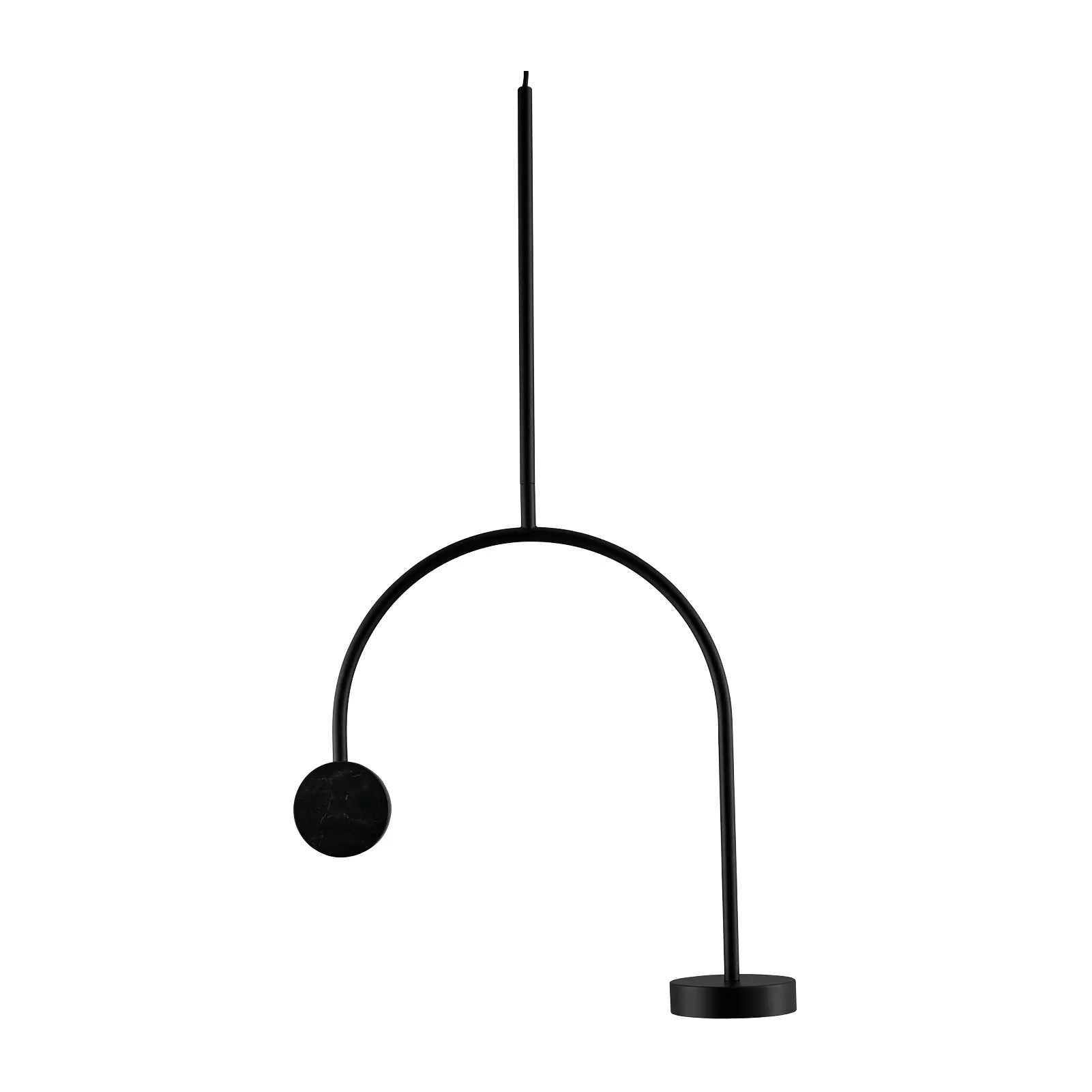Lámpara de techo GRASIL 30x54 cm, Negro/Negro AYTM