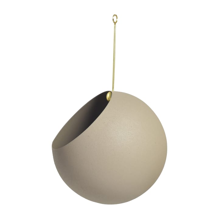 Maceta colgante GLOBE  Ø17 cm h28 cm - Taupe - AYTM