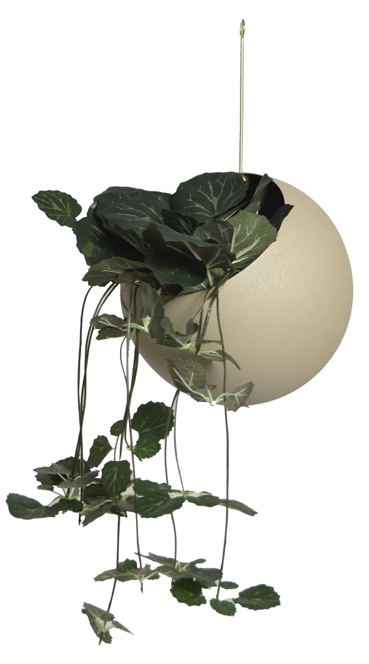 Maceta colgante GLOBE Ø17 cm h28 cm, Taupe AYTM