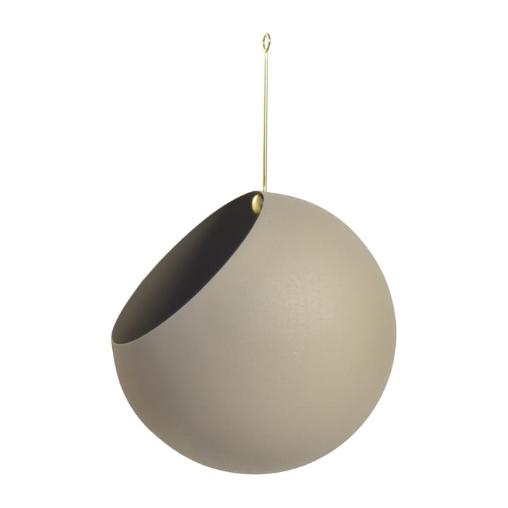 Maceta colgante GLOBE Ø21 cm h32 cm - Taupe - AYTM