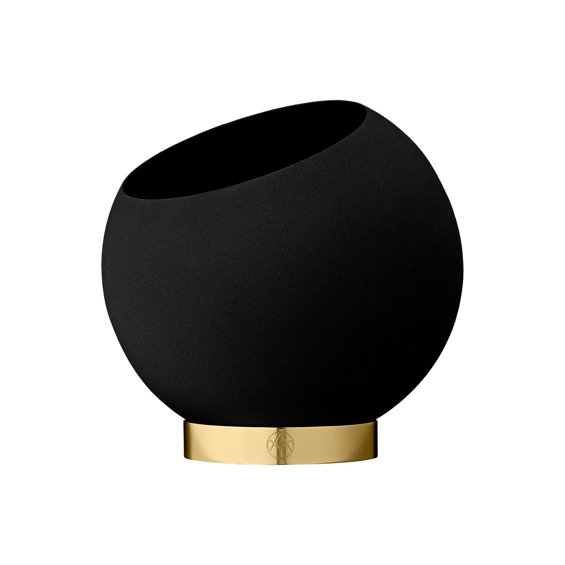 Maceta Globe Ø17 cm, Black AYTM