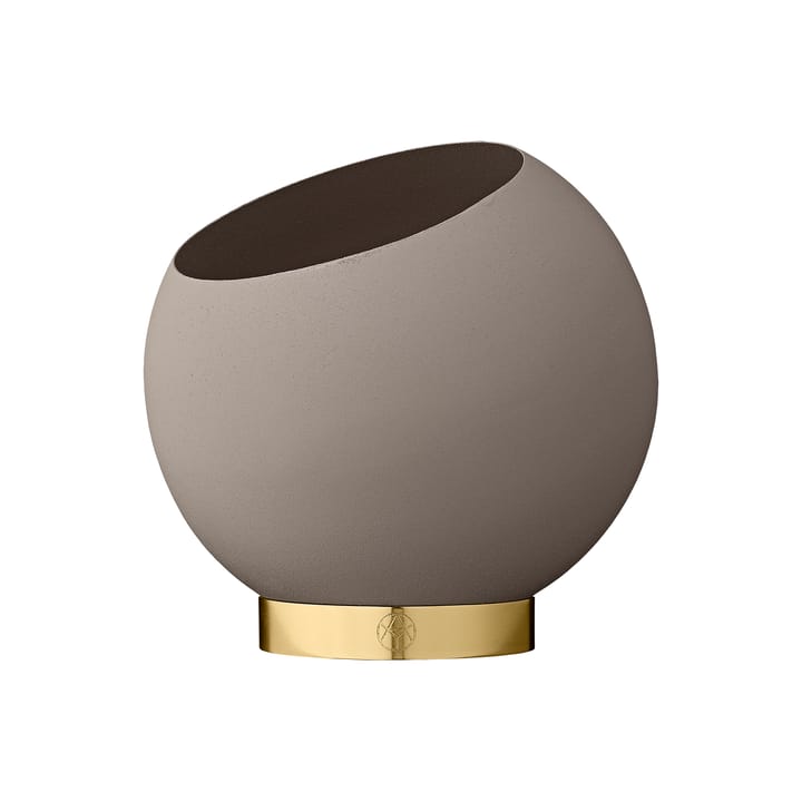 Maceta Globe Ø17 cm - Taupe - AYTM