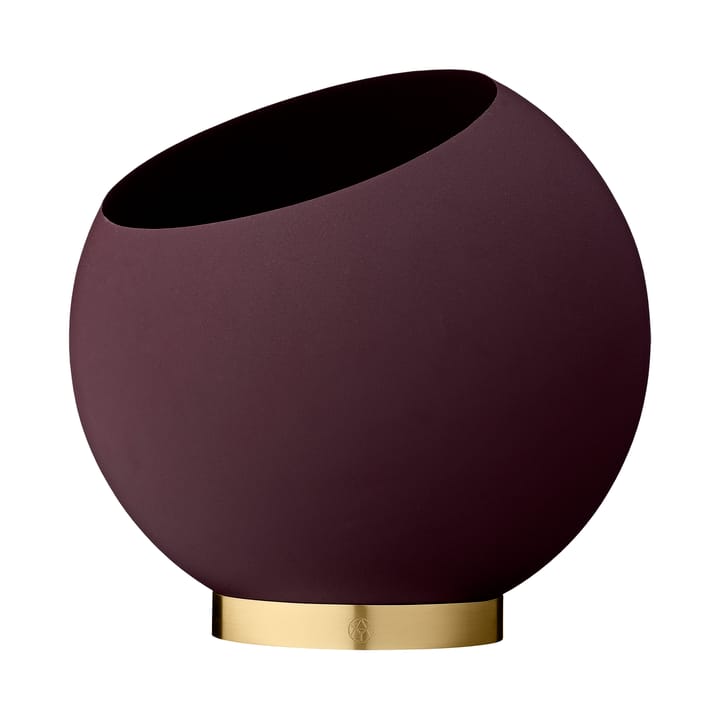 Maceta Globe Ø30 cm - Bordeaux - AYTM