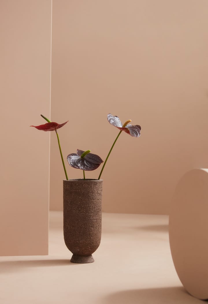 Maceta-Jarrón Terra Ø13 cm, Java brown AYTM
