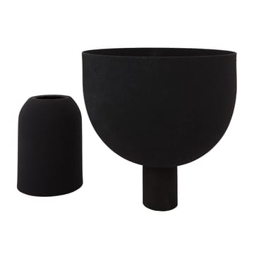 Maceta Torus Ø17 cm - Black-black - AYTM