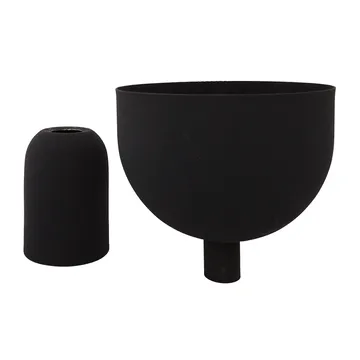 Maceta Torus Ø22 cm - Black-black - AYTM