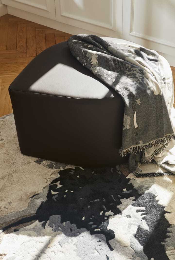 Manta Floreo 130x170 cm, blanco-gris AYTM