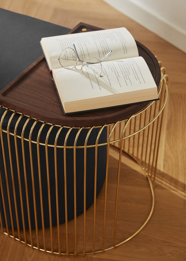 Mesa Curva 45 cm, Dorado AYTM