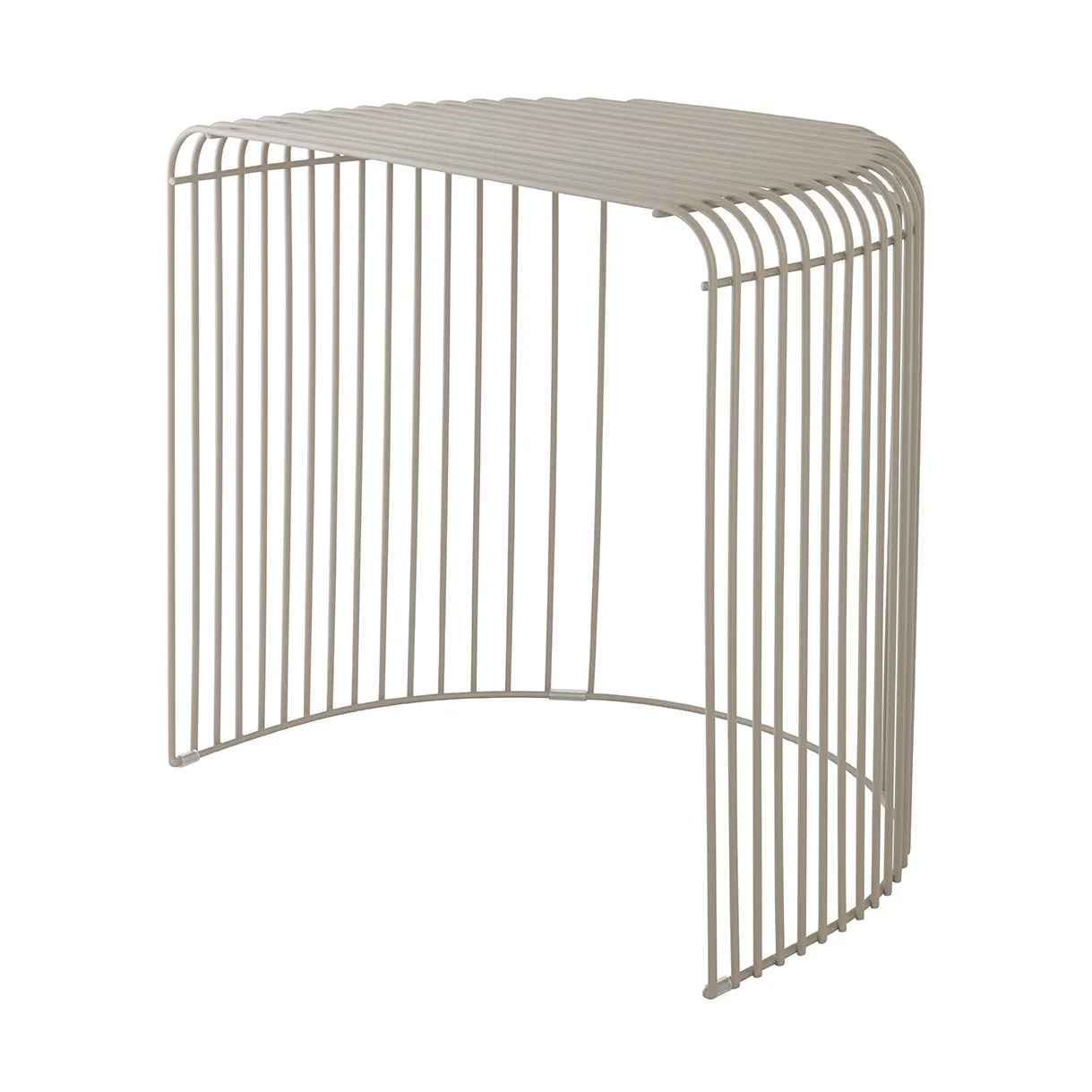 Mesa Curva 45 cm, Taupe AYTM