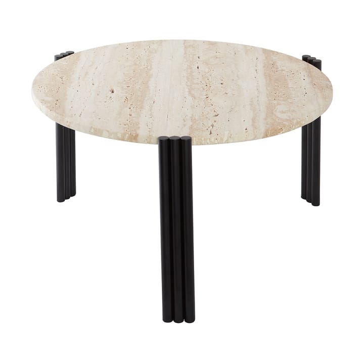 Mesa de centro Tribus Ø60 cm - Black-travertine - AYTM