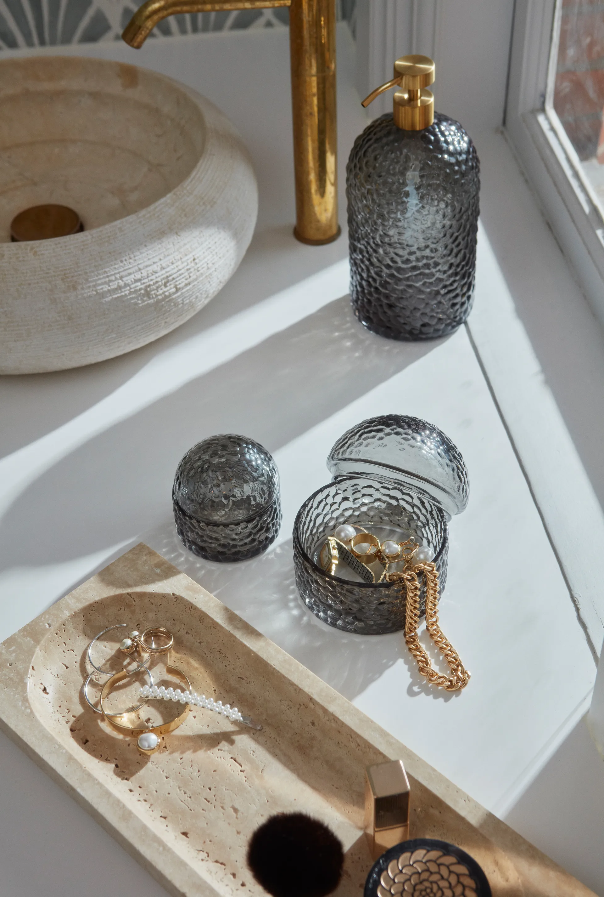 Plato Regina travertin, 16x40 cm AYTM