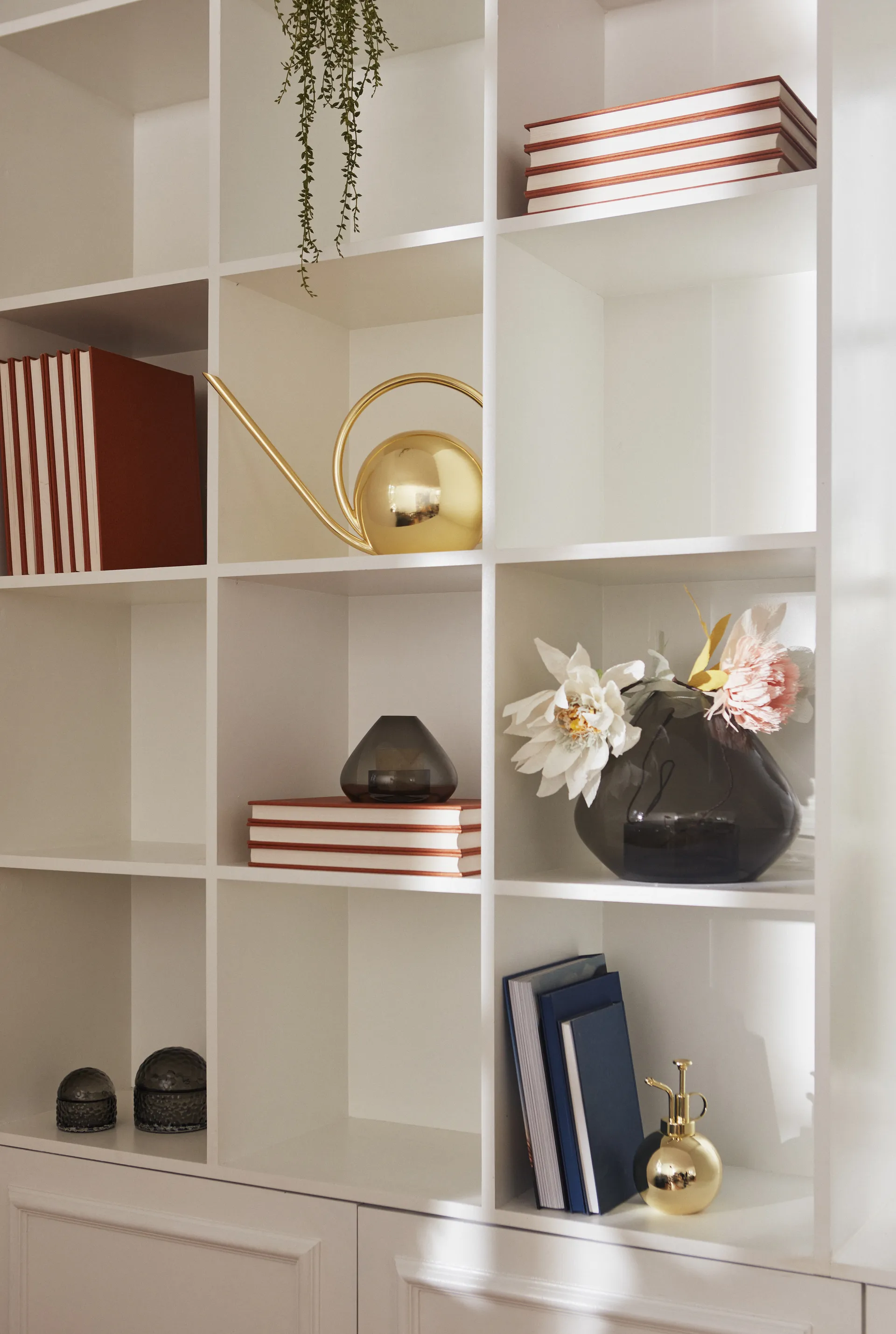 Portavelas-Jarrón Uno 21 cm, negro AYTM