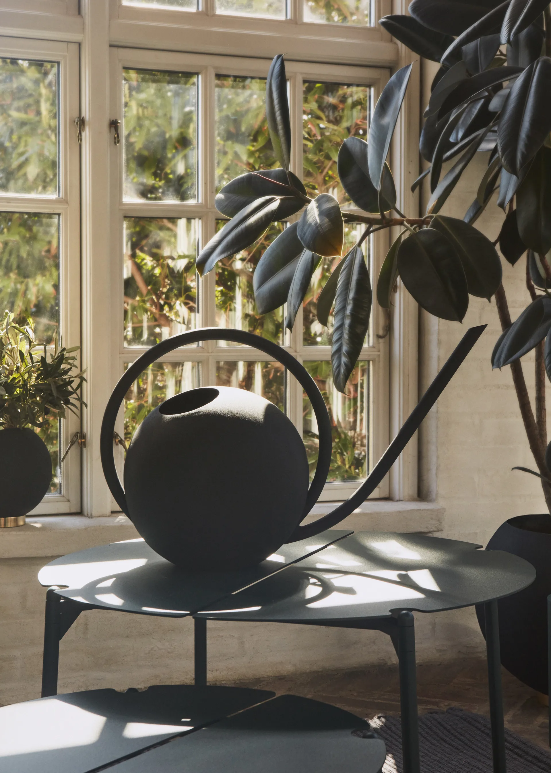 Regadera Globe 34 cm, negro AYTM