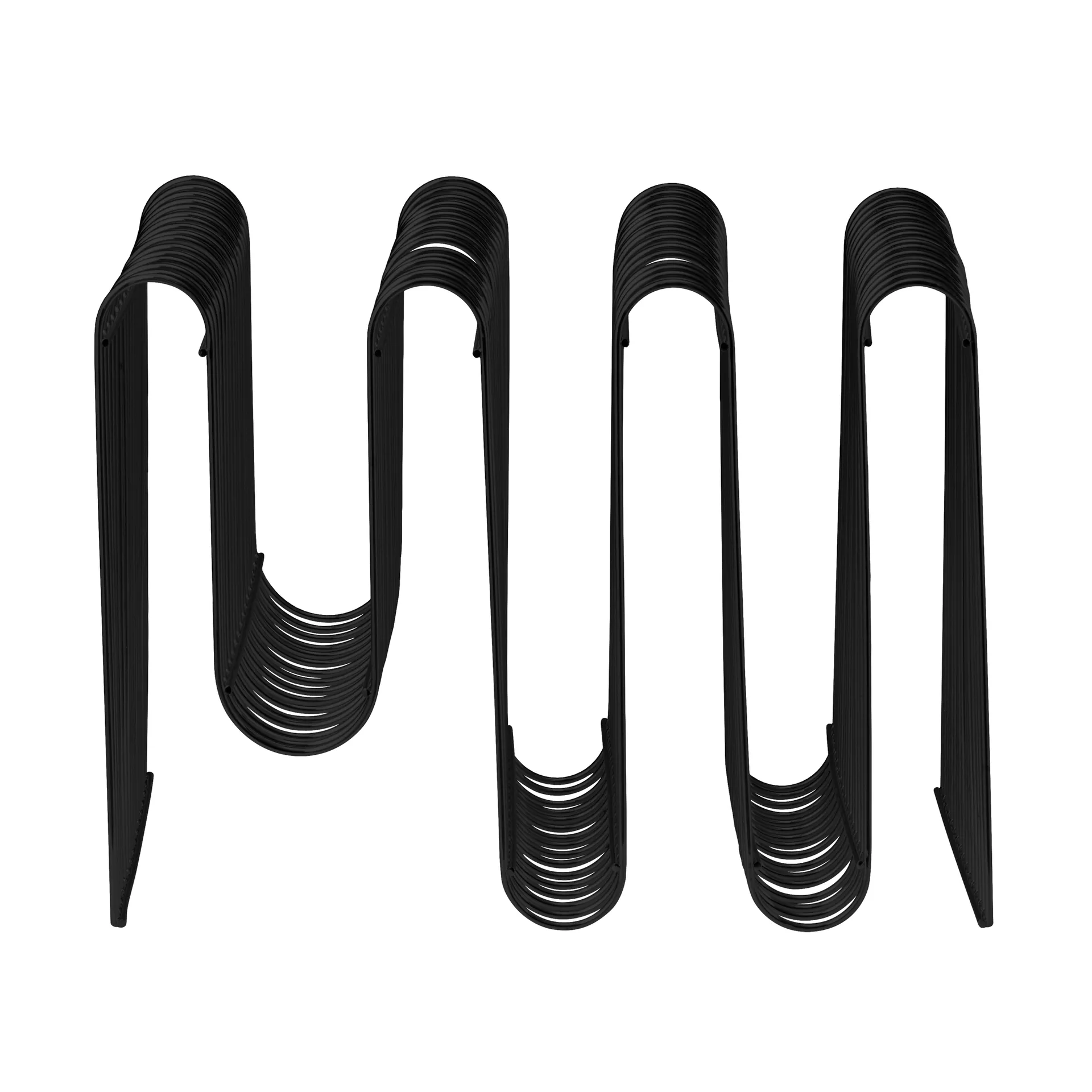 Revistero Curva, negro AYTM