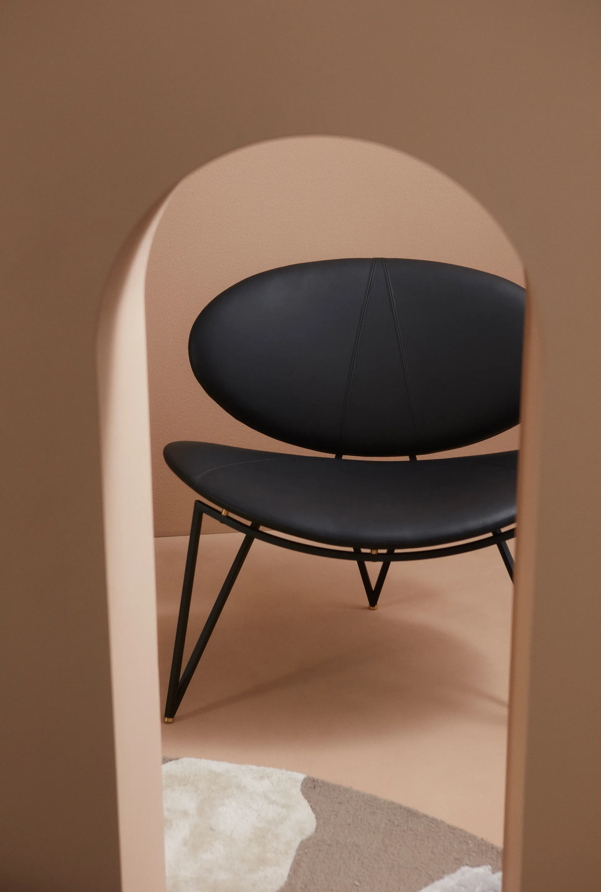 Silla lounge Semper, Black-black AYTM