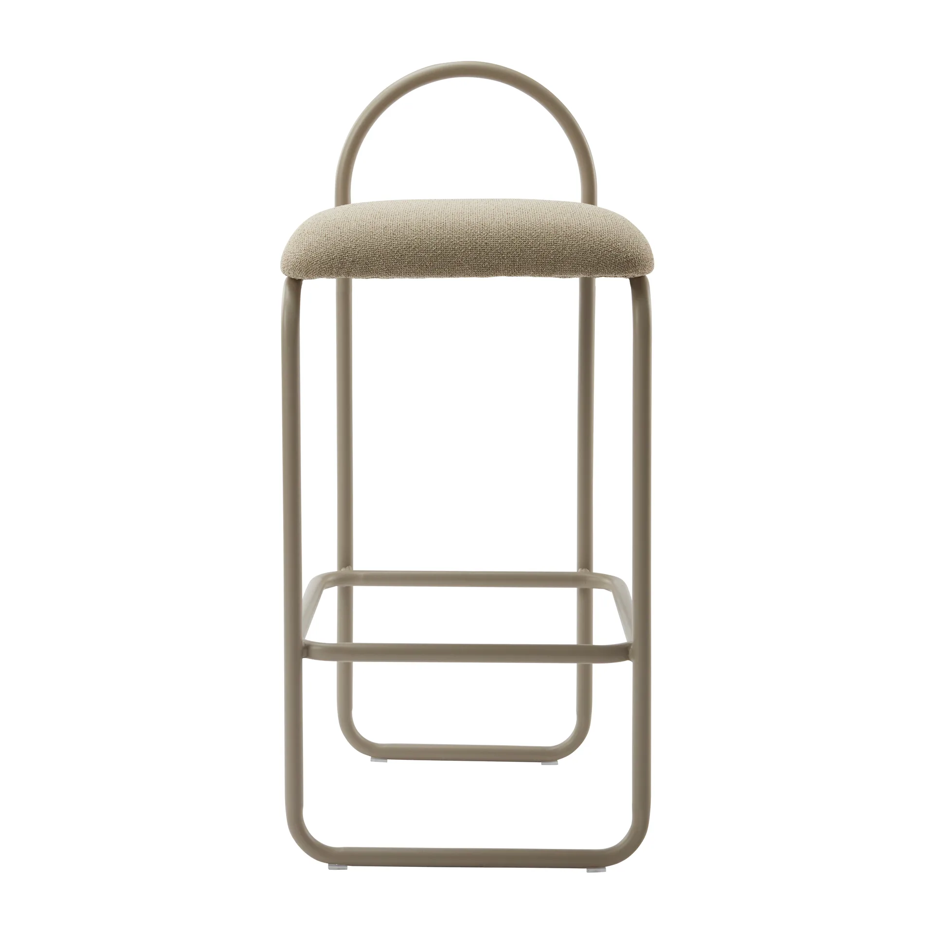 Taburete bar Angui bouclé, Taupe AYTM