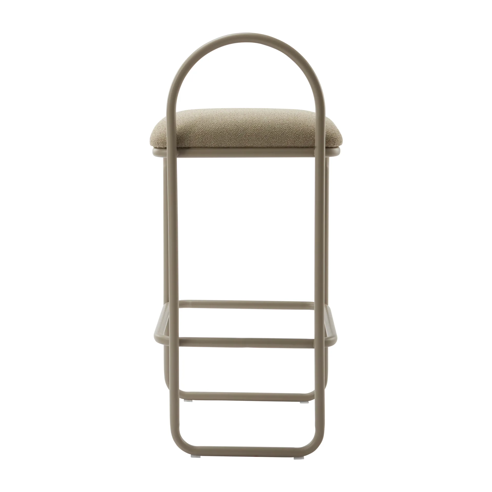 Taburete bar Angui bouclé, Taupe AYTM