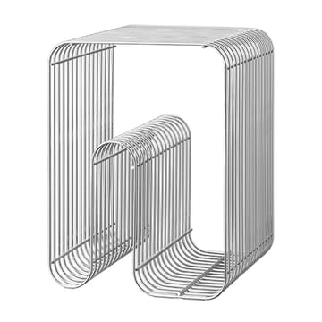 Taburete Curva - plata - AYTM