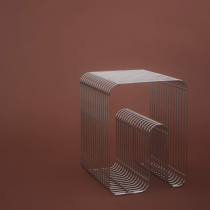 Taburete Curva, plata AYTM