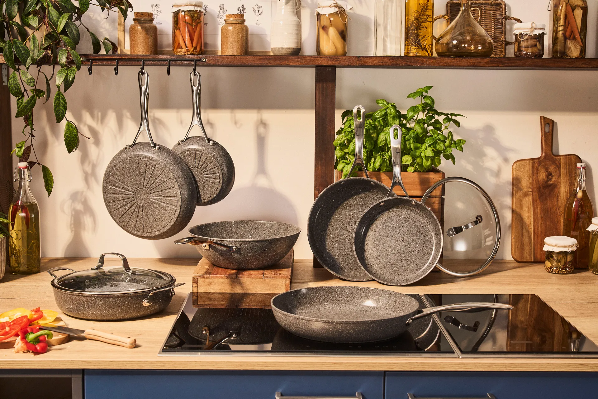 Sartén de cerámica Ballarini Salina Ti-X Granit, 24 cm Ballarini