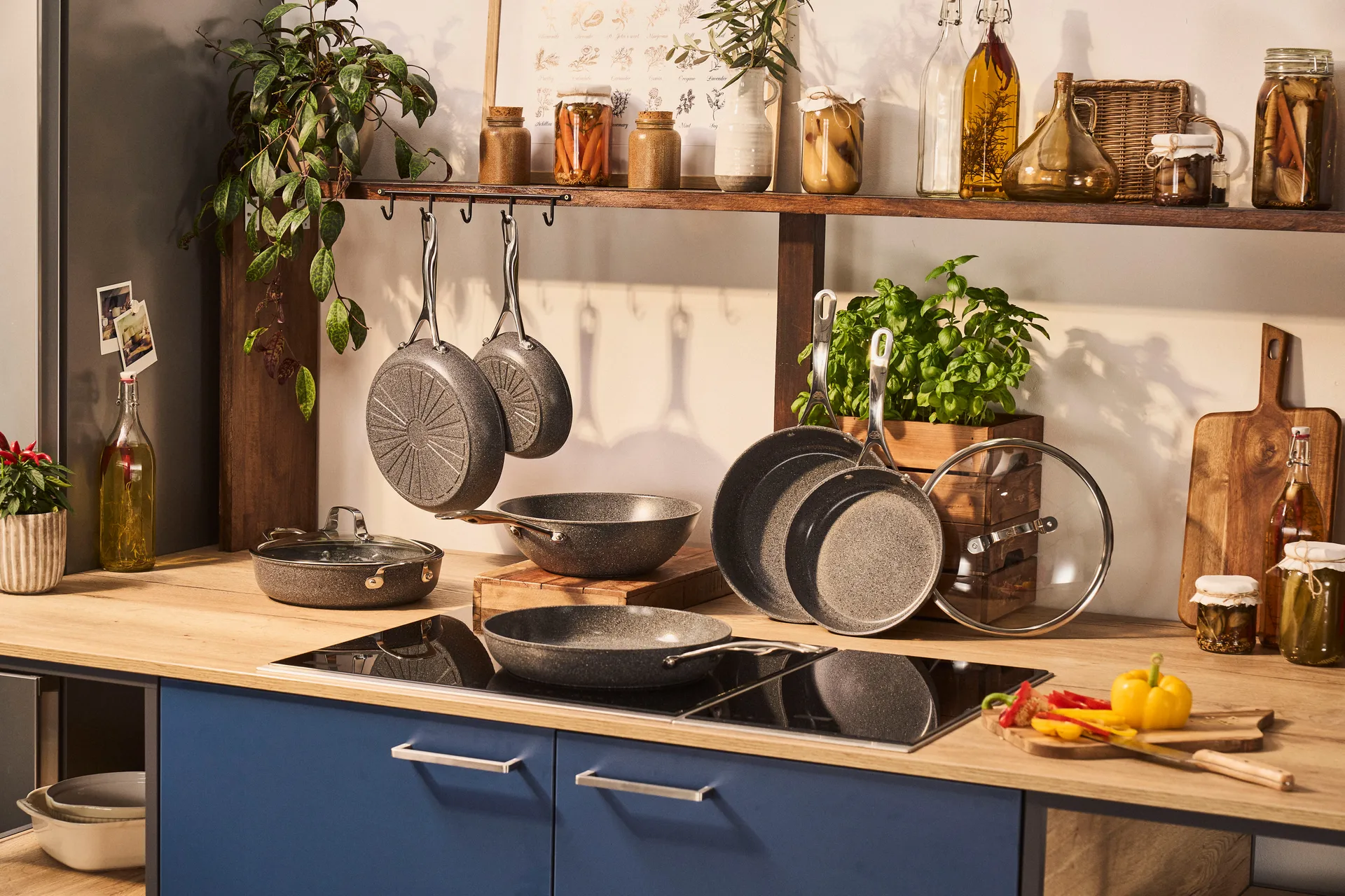 Sartén de cerámica Ballarini Salina Ti-X Granit, 32 cm Ballarini