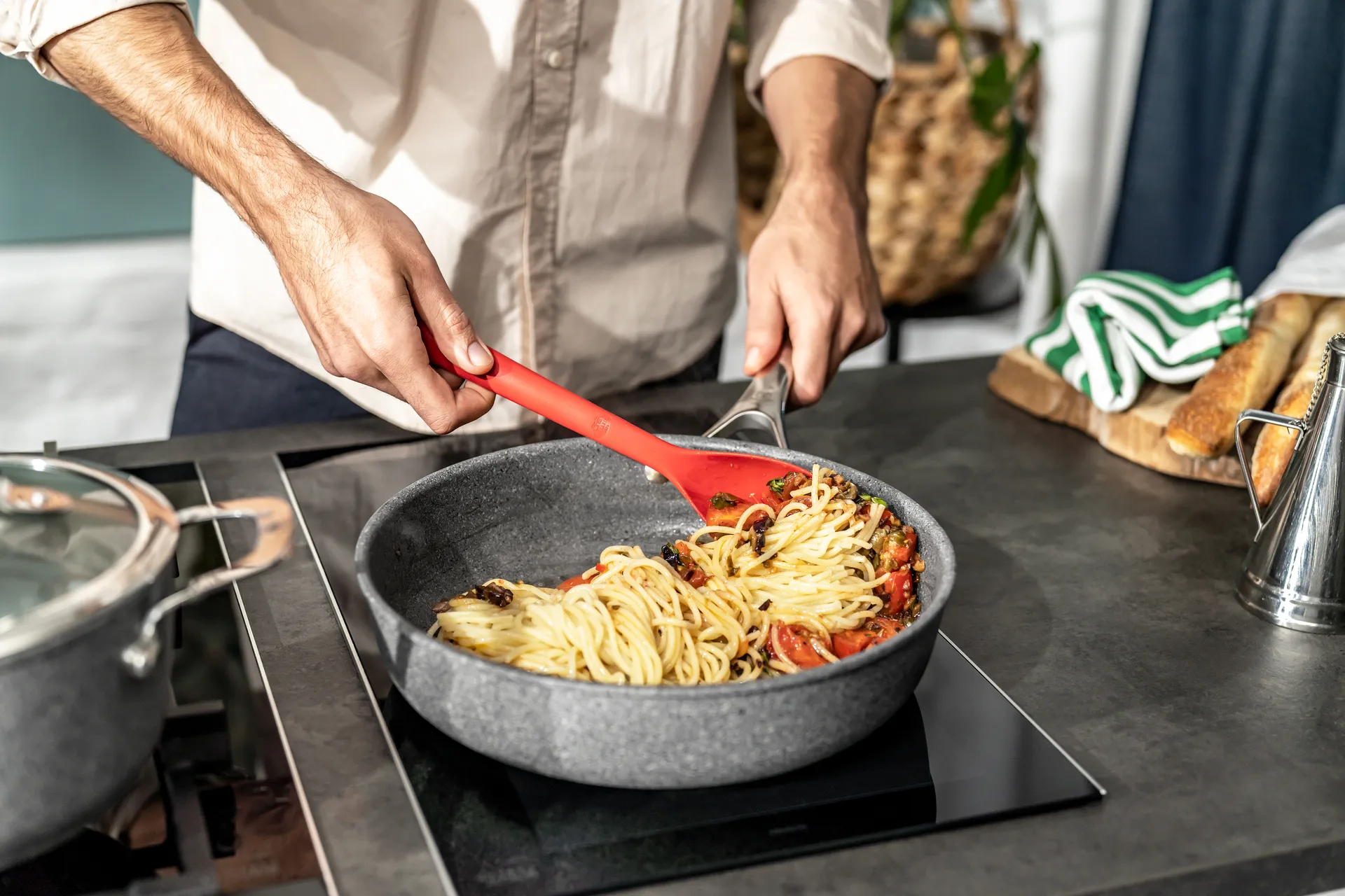 Sartén de cerámica Ballarini Salina Ti-X Granit, 32 cm Ballarini