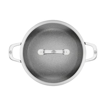 Sartén para servir con tapa de vidrio Salina Ceramic Granit - 28 cm - Ballarini