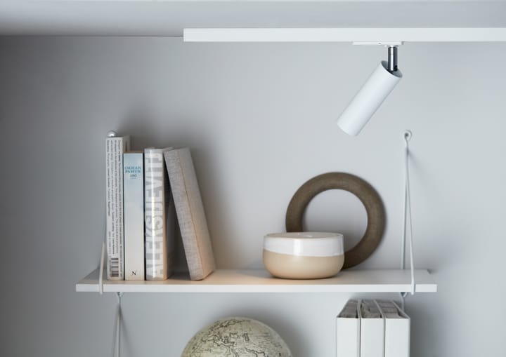 Foco Cato Slim Global monofásico, blanco mate Belid