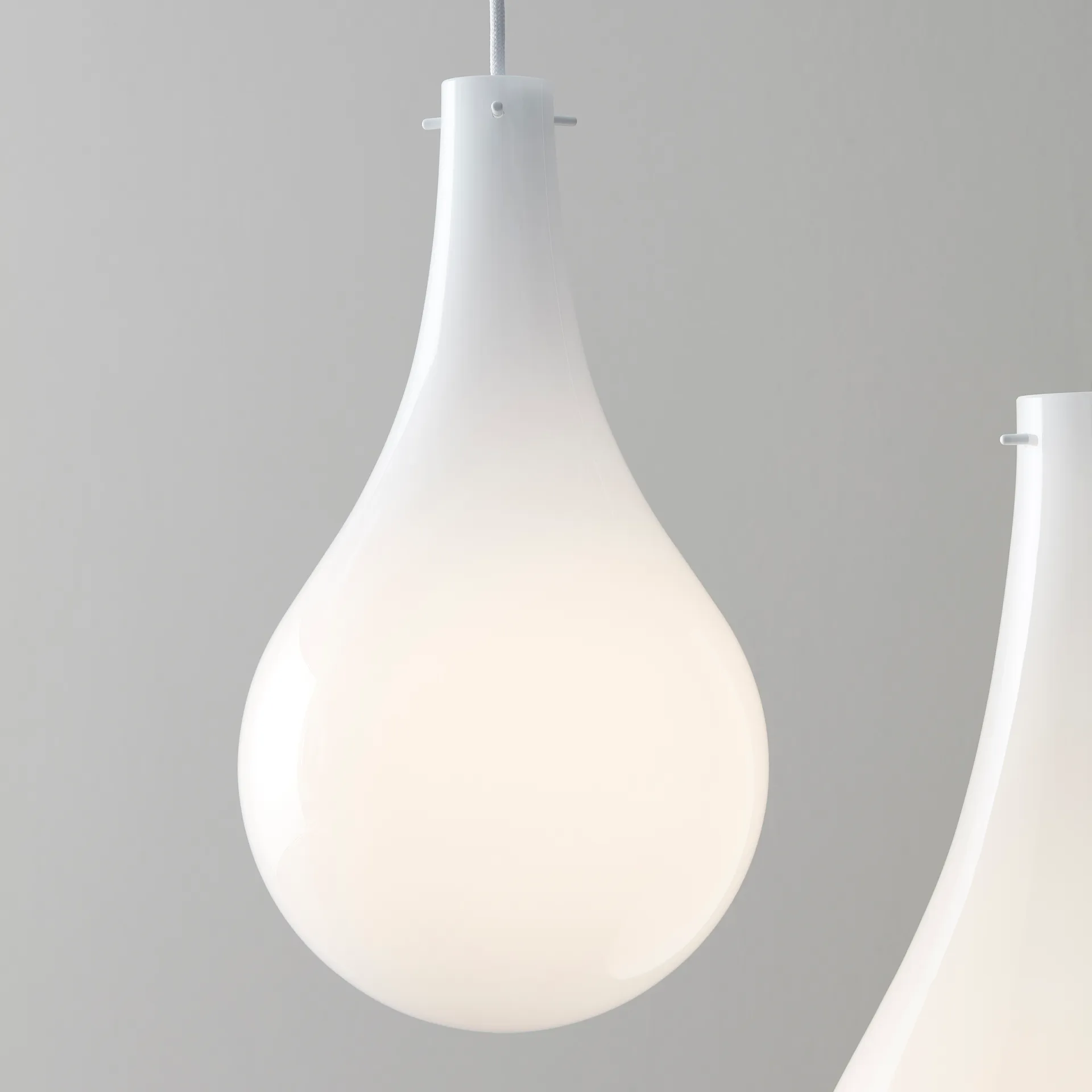 Lámpara colgante Cooper 23,5 cm, blanco Belid