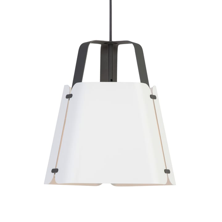 Lámpara colgante Fold Ø34 cm - antracita-estructura blanca - Belid