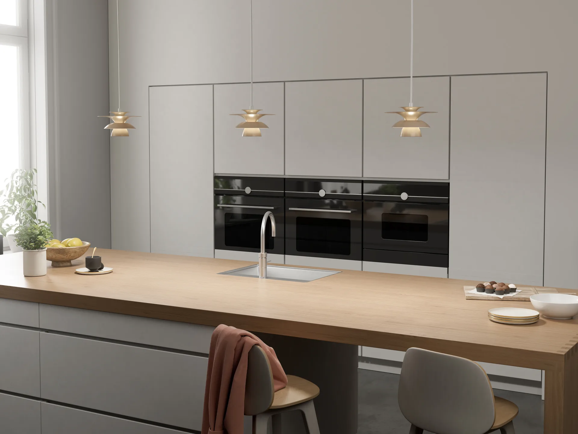 Lámpara colgante Picasso Ø18 cm, Turrón Belid